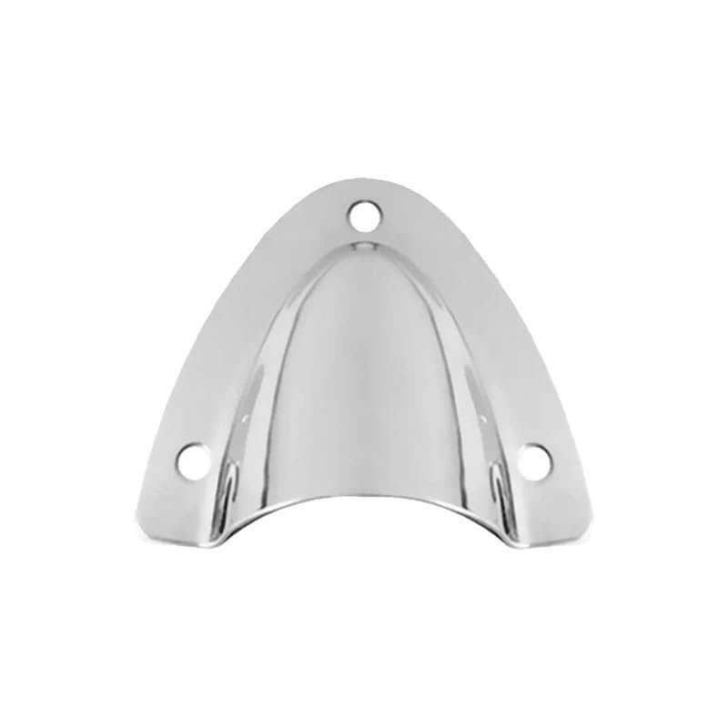 BALTDJL 316 Stainless Steel Clamshell Vent Cover for Boats (L)