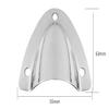 BALTDJL 316 Stainless Steel Clamshell Vent Cover for Boats (L) view 2