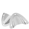 BALTDJL 316 Stainless Steel Clamshell Vent Cover for Boats (L) view 3