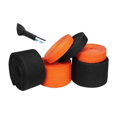 ERQIAO PET Heat-Shrink Tubing, 1–50 m, Insulation, Flame-Retardant Protective Sleeve, Wire Organizer (Black, 20 mm – 50 m)