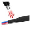 ERQIAO PET Heat-Shrink Tubing, 1–50 m, Insulation, Flame-Retardant Protective Sleeve, Wire Organizer (Black, 20 mm – 50 m) view 2