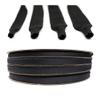 ERQIAO PET Heat-Shrink Tubing, 1–50 m, Insulation, Flame-Retardant Protective Sleeve, Wire Organizer (Black, 20 mm – 50 m) view 4