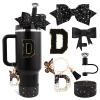 Lingdeer Black Cup Accessories Set for Stanley 850.5 g & 1,134.0 g Tumblers with Handle view 1