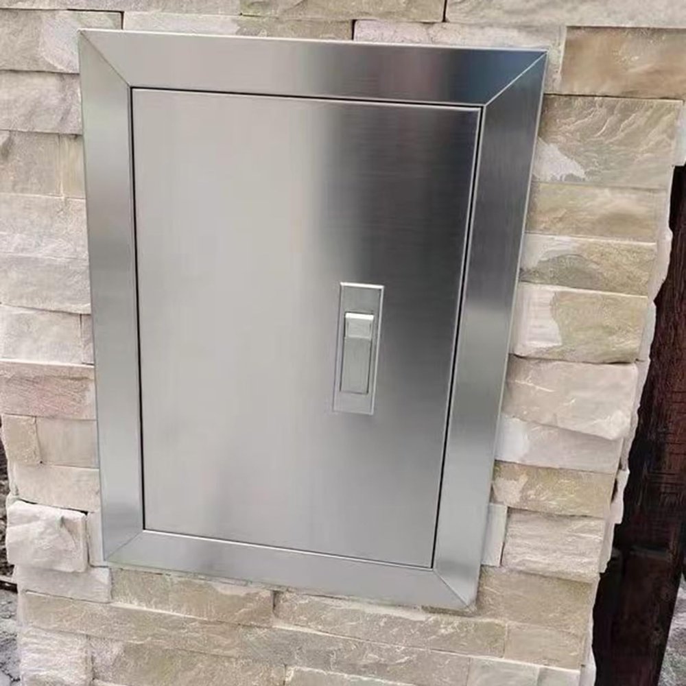 Dailify Stainless Steel Access Panel with Push Latch, 50 x 40 cm