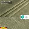 ANRO Washable Linen-Look Tablecloth, Olive, 260 x 140 cm view 4
