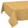 ANRO Washable Linen-Look Tablecloth, Mustard, 280 x 140 cm view 1