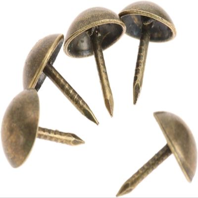 Antique Bronze Decorative Upholstery Tacks, 100 Pieces, 7 x 11 mm