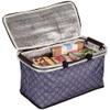 KESPER Blue Diamond-Pattern Shopping Basket, Polyester, 50 x 29 cm | 19952 view 2