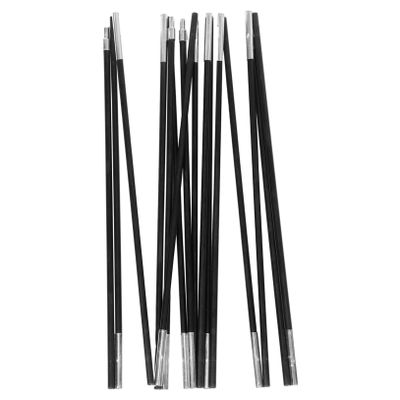 Replacement Tent Poles, 2-Pack, 3.4 m, Black Carbon Fiber, for Outdoor Use