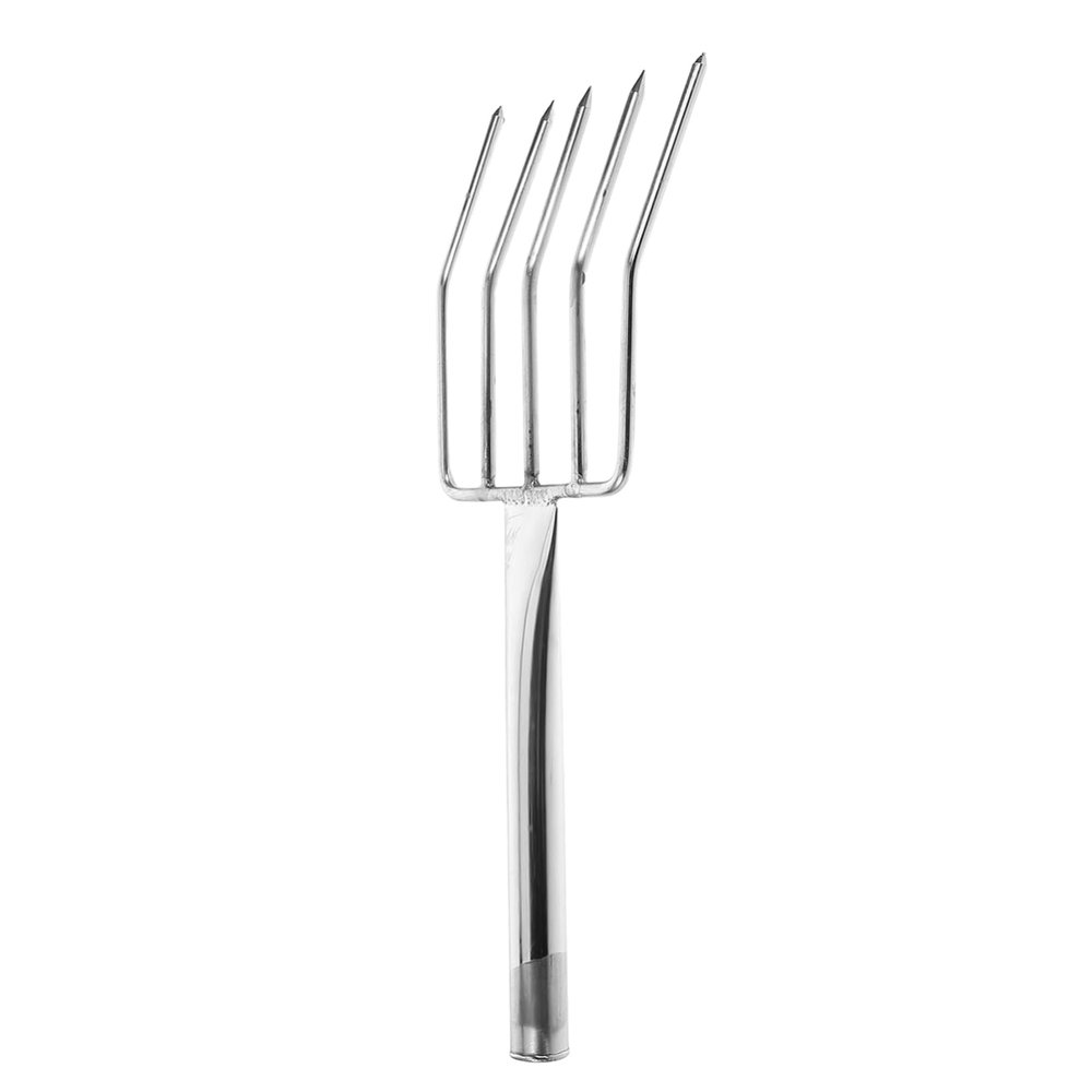 Stainless Steel Bean Sprout Fork, Silver, for Digging and Transplanting