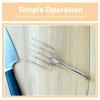 Stainless Steel Bean Sprout Fork, Silver, for Digging and Transplanting view 3