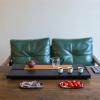Ebony Inkstone Tea Tray, Natural Black Gold Stone, 90 x 38 x 3 cm view 3