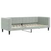 Juroupi Velvet Daybed with Mattress, Light Gray, 80 x 200 cm view 3