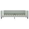 Juroupi Velvet Daybed with Mattress, Light Gray, 80 x 200 cm view 4
