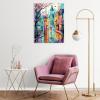 TOSTOG Paint by Numbers Kit for Adults with Frame, Cityscape, 30 x 40 cm view 3