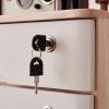 Wooden Desktop Storage Box with Lockable Drawers, Office Organizer and Filing Cabinet for A4 Documents view 3