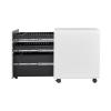 Lockable Metal Filing Cabinet with 3 Drawers, for Home Office, Anti-Tip Design, Key Lock, Mobile, with Casters view 3