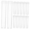 TOPPERFUN Transparent Plastic Test Tubes with Lids, Sealable, 25 Caps, Portable for Lab and Home view 1