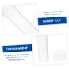 TOPPERFUN Transparent Plastic Test Tubes with Lids, Sealable, 25 Caps, Portable for Lab and Home view 3