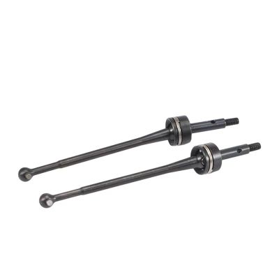 GTVNPOA RC Accessories for Wltoys 144001/124019 and LC Racing 1/14 RC Drift Cars, 2-Pack 45 CVD Hardened Steel Driveshafts, Black