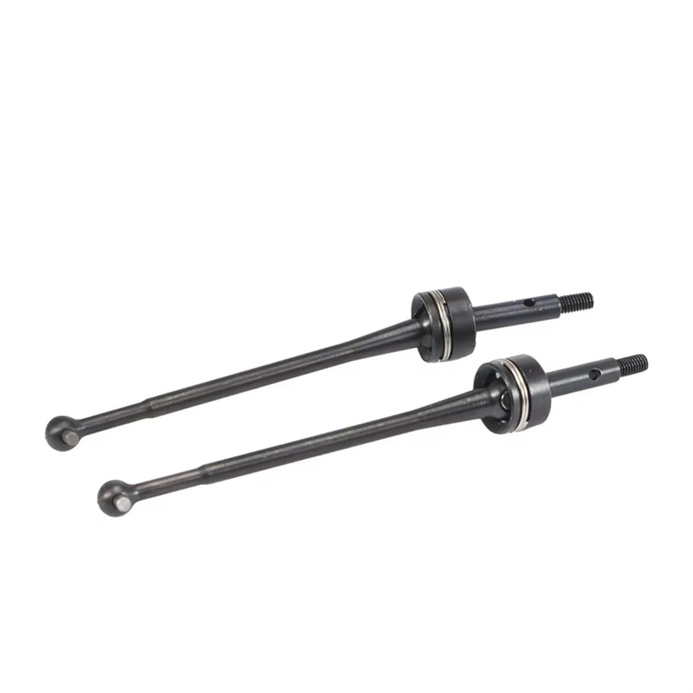 GTVNPOA RC Accessories for Wltoys 144001/124019 and LC Racing 1/14 RC Drift Cars, 2-Pack 45 CVD Hardened Steel Driveshafts, Black