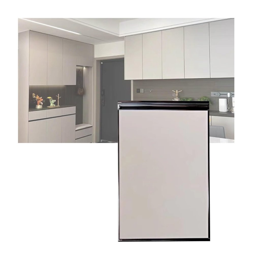 Aluminum Alloy Swing Door with Spring Hinges, 40 x 55 cm