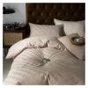 Wavy Jacquard 4-Piece Bedding Set, High-End 60-Count Long-Staple Cotton view 1