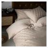 Wavy Jacquard 4-Piece Bedding Set, High-End 60-Count Long-Staple Cotton view 2