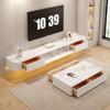 Aipunlus Wall-Mounted TV Cabinet, Floating TV Console with Doors, Textured, 180 cm view 3