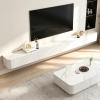 Aipunlus Wall-Mounted TV Cabinet, Floating TV Console with Doors, Textured, 180 cm view 4