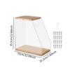 Tabletop CD and Vinyl Record Storage Rack for Albums, Books, Magazines, Photos, CDs and DVDs view 2
