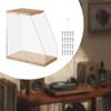 Tabletop CD and Vinyl Record Storage Rack for Albums, Books, Magazines, Photos, CDs and DVDs view 3