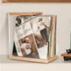 Tabletop CD and Vinyl Record Storage Rack for Albums, Books, Magazines, Photos, CDs and DVDs view 4