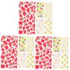 VILLCASE 3 Sets Glass Cup Rub-On Transfer Stickers, 5 Sheets Each view 1