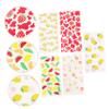 VILLCASE 3 Sets Glass Cup Rub-On Transfer Stickers, 5 Sheets Each view 3