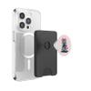 Coquette Bow Zombie Spooky Halloween Mom Mother's Day Pink PopSockets PopWallet for MagSafe view 3