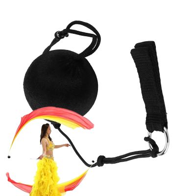Poi Streamer Ball, Belly Dance Prop Poi Ball for Polynesian Dances