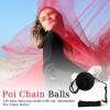 Poi Streamer Ball, Belly Dance Prop Poi Ball for Polynesian Dances view 3