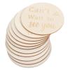 ibasenice 11-Piece Wooden Pregnancy Milestone Cards, Double-Sided Round Decorative Props view 1