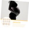 ibasenice 11-Piece Wooden Pregnancy Milestone Cards, Double-Sided Round Decorative Props view 4