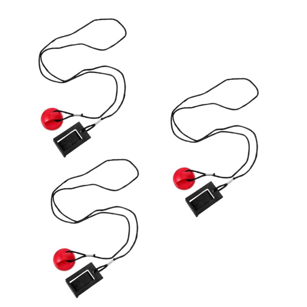 Supvox 3-Piece Treadmill Emergency Stop Safety Key Replacement