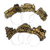 HEMOTON 6-Piece New Year's Eve Paper Headband Set view 1