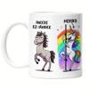 Kiddle-Design Personalized Mug, 62nd Birthday - Other 62-Year-Olds? You! Funny Unicorn Gift for Women, White Mug view 1