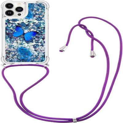 TQmchun Glitter Case with Strap for Xiaomi Poco F5 Pro