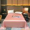 Jhdwu Solid-Color Genuine Silk Bed Sheet, King Size, 250 x 270 view 4