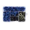 CHEFRU Motorcycle Fairing Screws Compatible with Ducati 848, Scrambler, Diavel, Monster 821/796/797/696/950, Nuts and Clip Kit (Blue) view 1