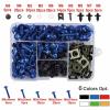 CHEFRU Motorcycle Fairing Screws Compatible with Ducati 848, Scrambler, Diavel, Monster 821/796/797/696/950, Nuts and Clip Kit (Blue) view 2