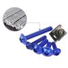 CHEFRU Motorcycle Fairing Screws Compatible with Ducati 848, Scrambler, Diavel, Monster 821/796/797/696/950, Nuts and Clip Kit (Blue) view 3