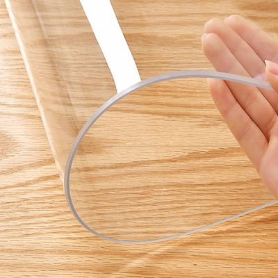 Transparent PVC Tablecloth, 1.5 mm, Matte, 120 x 170 cm