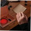 Wooden Stamp Pad Box for Seal Stamps, Portable Storage for Collectors view 4